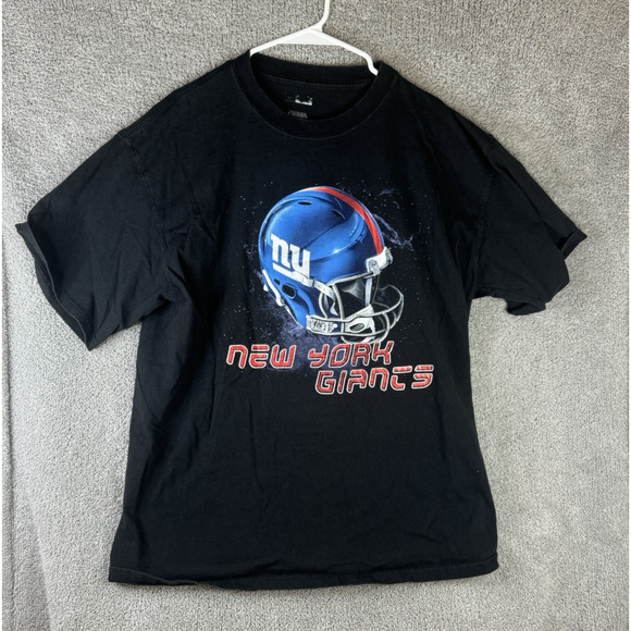 New York Giants Shirt Men's Extra Large Graphic Tee Black Short Sleeve Read Desc - Picture 1 of 7